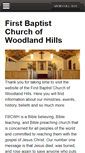 Mobile Screenshot of firstbaptistchurchwh.com