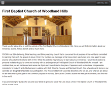 Tablet Screenshot of firstbaptistchurchwh.com